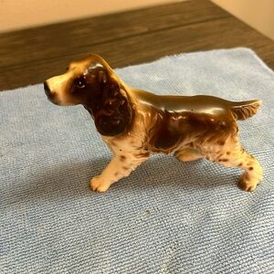 Vintage Springer Spaniel Porcelain Figurine